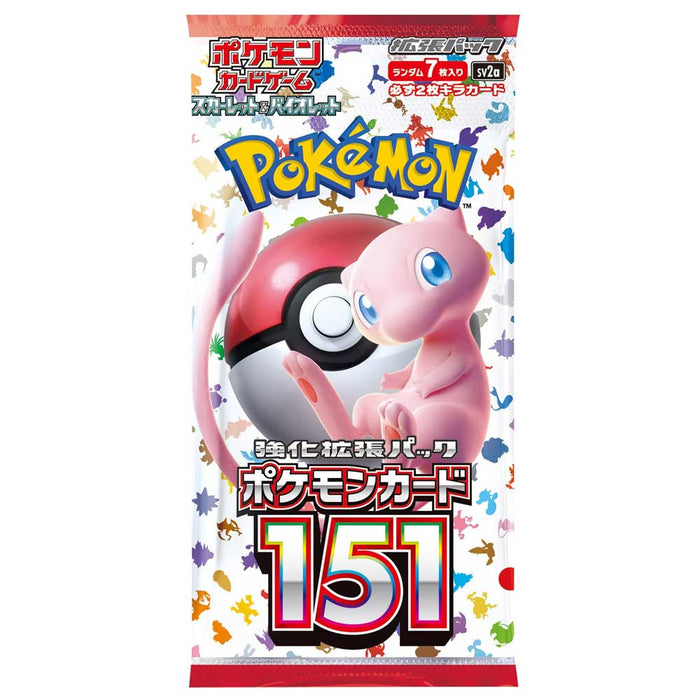 【1BOX】 ポケモンカードゲーム スカーレット＆バイオレット「ポケモンカード151」〈1BOX 30パック入〉