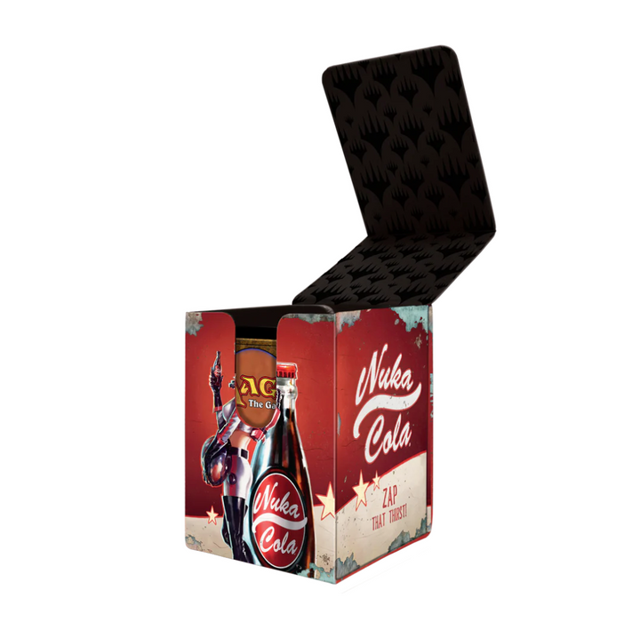 ウルトラプロ MtG[Fallout(フォールアウト)]アルコーブフリップデッキボックス Ultra・PRO Fallout® Nuka-Cola Pinup Alcove Flip Deck Box for Magic: The Gathering