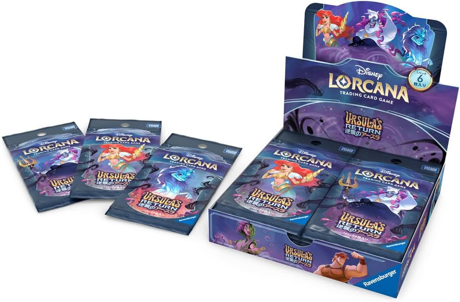 ディズニーロルカナ ブースターパック 逆襲のアースラ 1カートン（15BOX） ディズニーロルカナ URSULA'S RETURN 逆襲のアースラ 日本語版