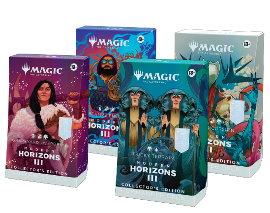 MtG モダンホライゾン3 統率者デッキ コレクターズエディション 英語版 4種1セット マジック・ザ・ギャザリング モダホラ3 EDH コマンダー Magic: The Gathering Modern Horizons 3 Commander Deck: Collector’s Edition Bundle - Includes All 4 Decks