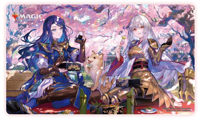 買取品】放浪皇のお花見キャンペーン プレイマット 藤ちょこ ※2人 Ver